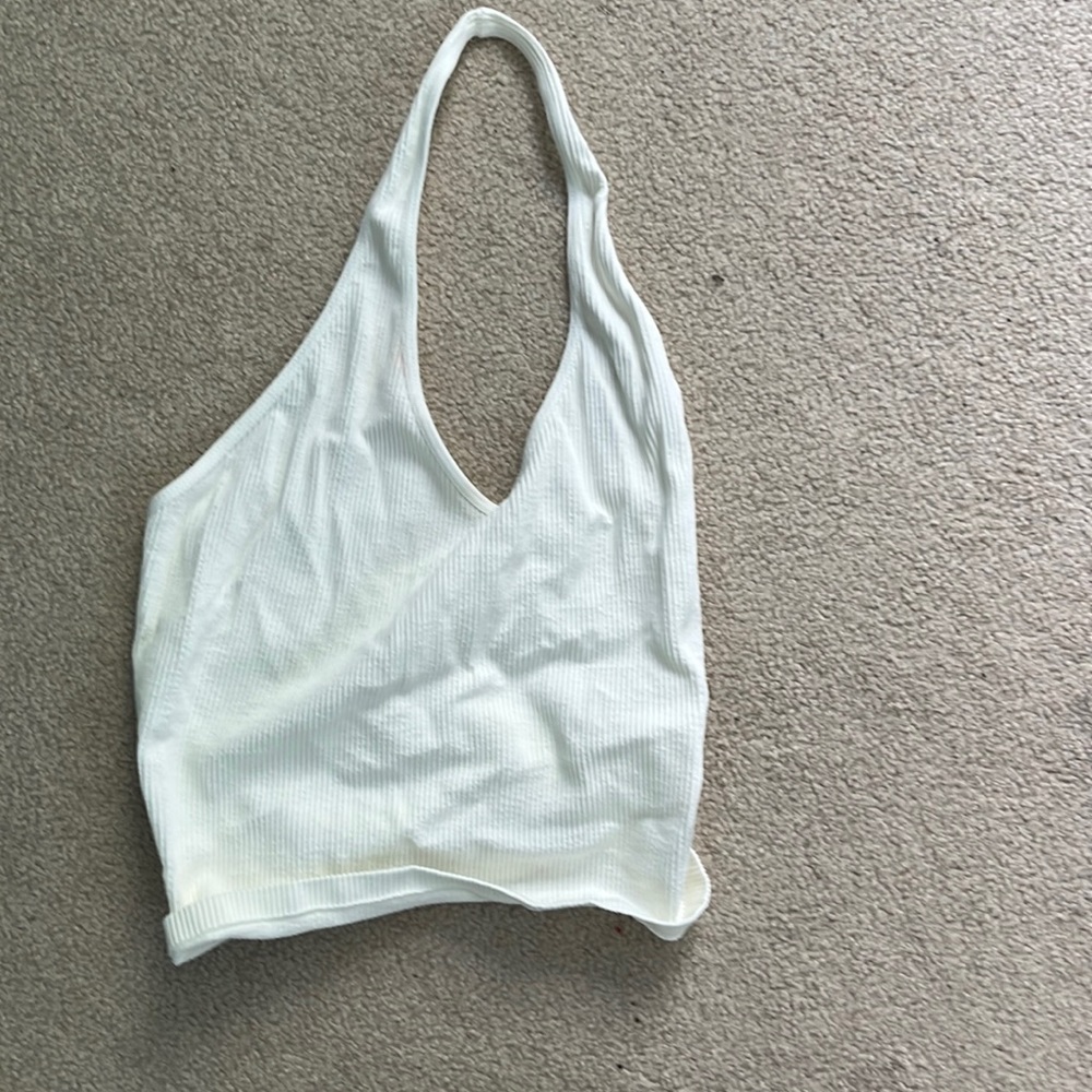 white urban outfitters around the neck tank